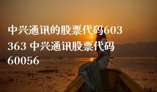 中兴通讯的股票代码603363 中兴通讯股票代码60056_https://www.londai.com_股票投资_第1张