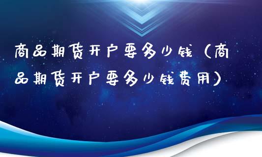 商品期货开户要多少钱（商品期货开户要多少钱费用）_https://www.londai.com_期货投资_第1张