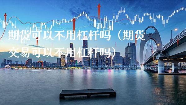 期货可以不用杠杆吗（期货交易可以不用杠杆吗）_https://www.londai.com_期货投资_第1张