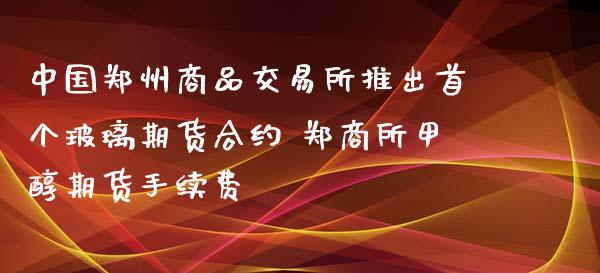 中国郑州商品交易所推出首个玻璃期货合约 郑商所甲醇期货手续费_https://www.londai.com_期货投资_第1张