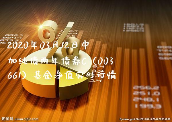 2020年03月12日中加纯债两年债券C（003661）基金净值实时行情_https://www.londai.com_基金理财_第1张