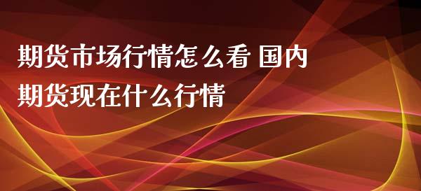 期货市场行情怎么看 国内期货现在什么行情_https://www.londai.com_期货投资_第1张