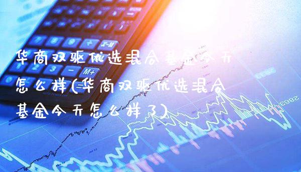 华商双驱优选混合基金今天怎么样(华商双驱优选混合基金今天怎么样了)_https://www.londai.com_基金理财_第1张