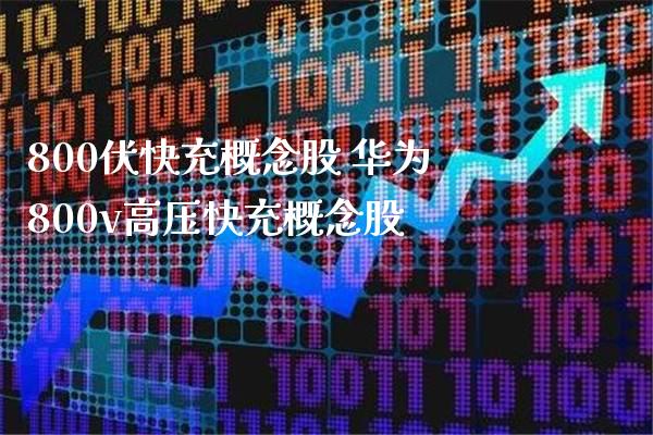 800伏快充概念股 华为800v高压快充概念股_https://www.londai.com_股票投资_第1张