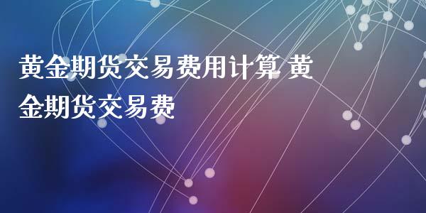 黄金期货交易费用计算 黄金期货交易费_https://www.londai.com_期货投资_第1张