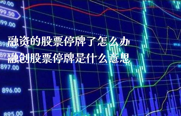 融资的股票停牌了怎么办 融创股票停牌是什么意思_https://www.londai.com_股票投资_第1张