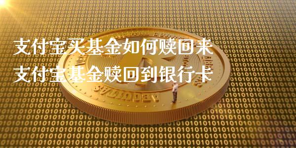 支付宝买基金如何赎回来 支付宝基金赎回到银行卡_https://www.londai.com_基金理财_第1张