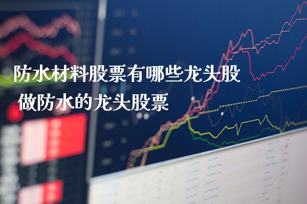 防水材料股票有哪些龙头股 做防水的龙头股票_https://www.londai.com_股票投资_第1张