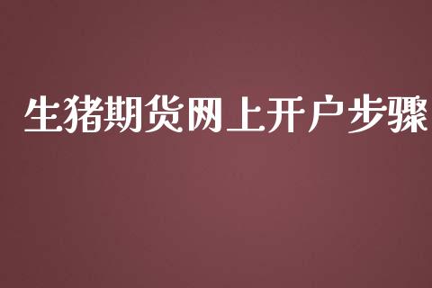 生猪期货网上开户步骤_https://www.londai.com_期货投资_第1张