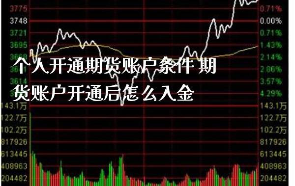 个人开通期货账户条件 期货账户开通后怎么入金_https://www.londai.com_期货投资_第1张