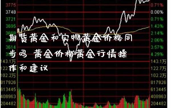 期货黄金和实物黄金价格同步吗 黄金价格黄金行情操作和建议_https://www.londai.com_期货投资_第1张