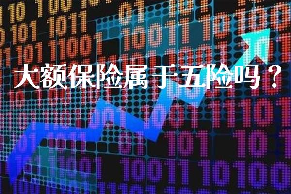 大额保险属于五险吗？_https://www.londai.com_保险理财_第1张