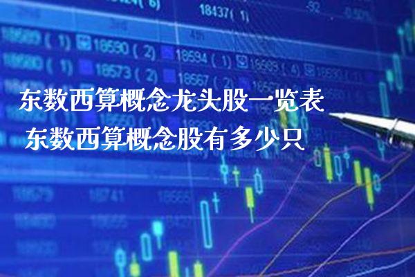 东数西算概念龙头股一览表 东数西算概念股有多少只_https://www.londai.com_股票投资_第1张