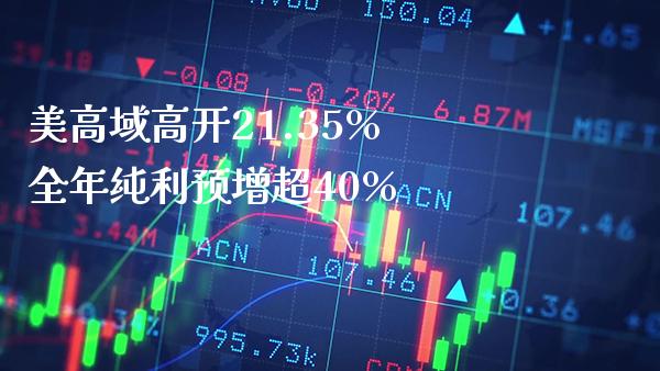 美高域高开21.35% 全年纯利预增超40%_https://www.londai.com_股票投资_第1张