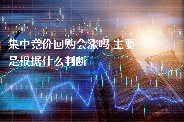 集中竞价回购会涨吗 主要是根据什么判断_https://www.londai.com_股票投资_第1张