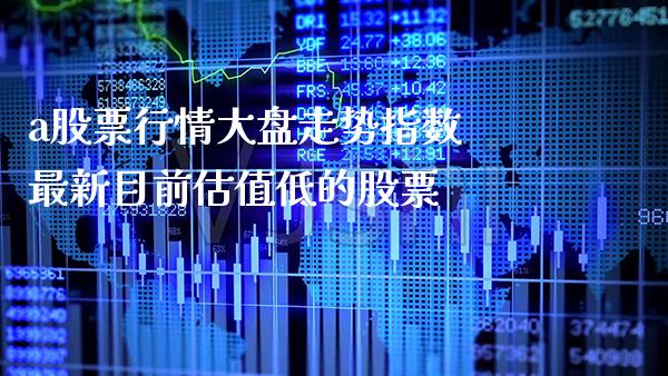 a股票行情大盘走势指数 最新目前估值低的股票_https://www.londai.com_股票投资_第1张