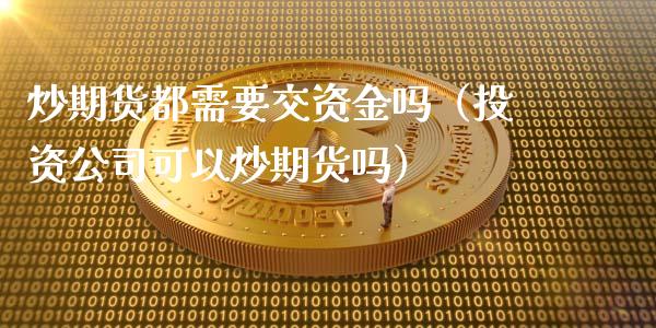 炒期货都需要交资金吗（投资公司可以炒期货吗）_https://www.londai.com_期货投资_第1张