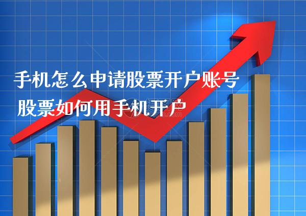 手机怎么申请股票开户账号 股票如何用手机开户_https://www.londai.com_股票投资_第1张