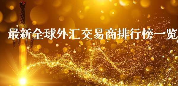 最新全球外汇交易商排行榜一览_https://www.londai.com_其他投资_第1张