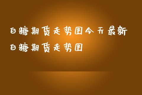 白糖期货走势图今天最新 白糖期货走势图_https://www.londai.com_期货投资_第1张