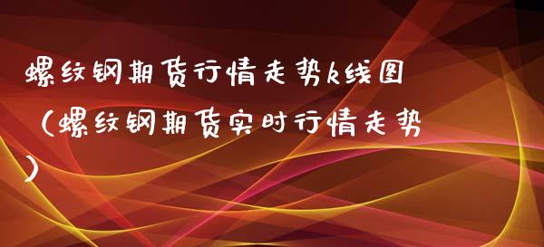 螺纹钢期货行情走势k线图（螺纹钢期货实时行情走势）_https://www.londai.com_期货投资_第1张