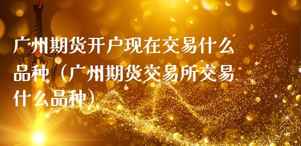 广州期货开户现在交易什么品种（广州期货交易所交易什么品种）_https://www.londai.com_期货投资_第1张